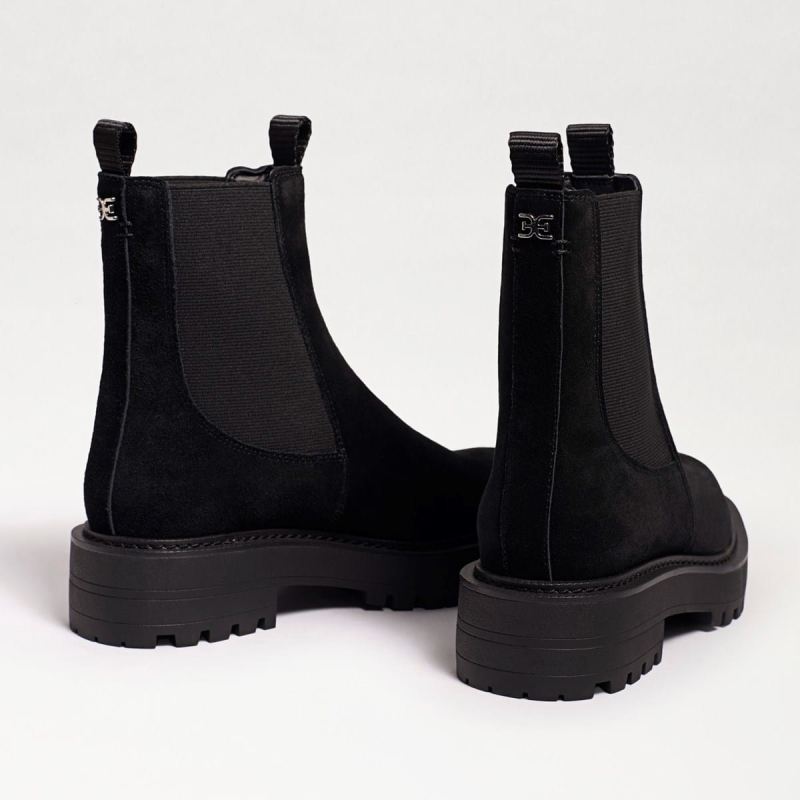 Sam Edelman Laguna Chelsea Boot-Black Suede