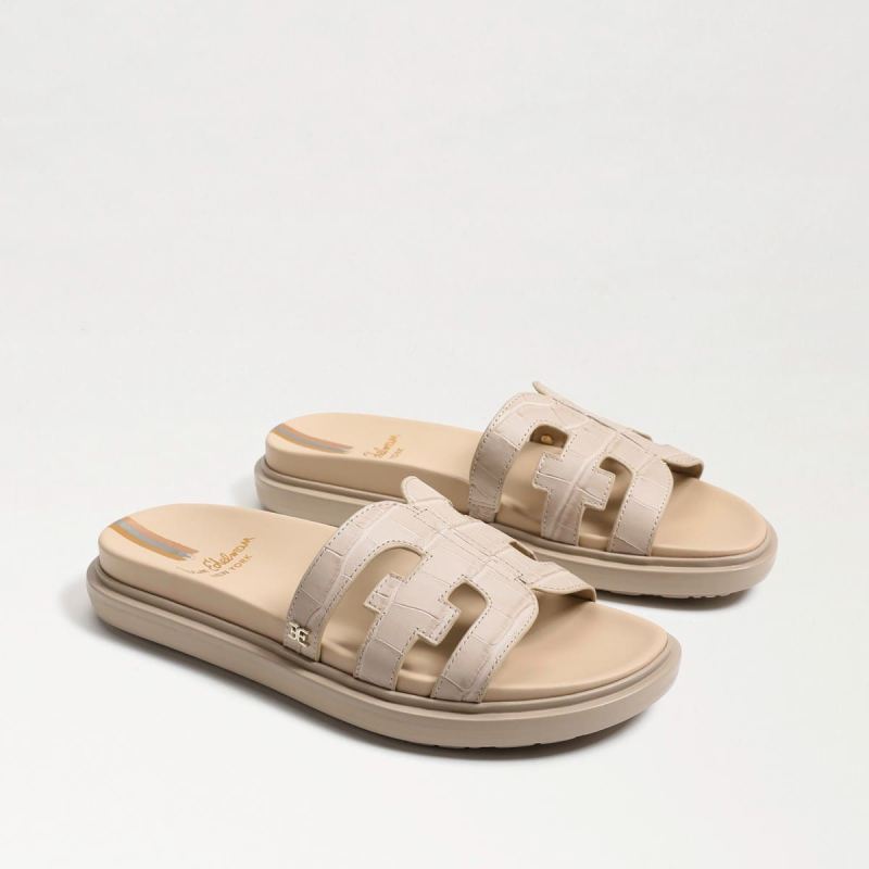 Sam Edelman Valeri Slide Sandal-French Oak Croc Sam Edelman Valeri Slide Sandal-French Oak Croc