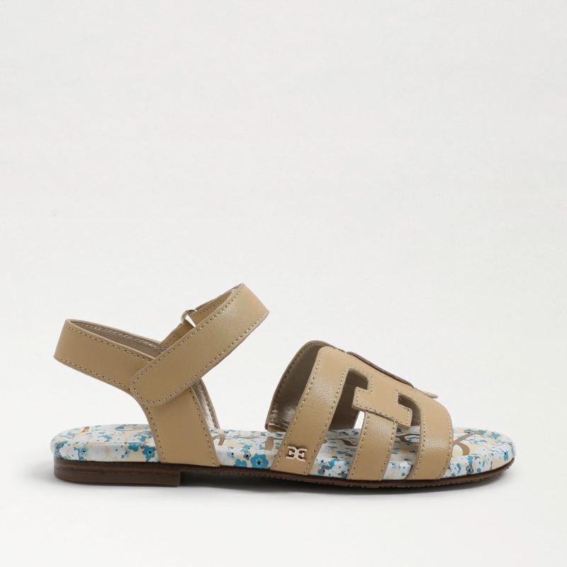 Sam Edelman Bay Kids Slide Sandal-Eggshell Leather