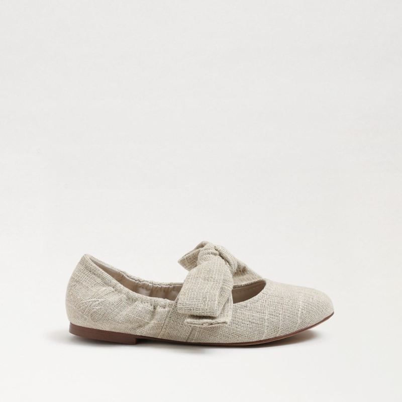 Sam Edelman Felicity Kids Ballet Flat-Natural Weave