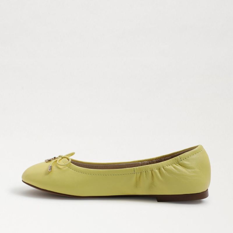 Sam Edelman Felicia Kids Ballet Flat-Butter Yellow Leather