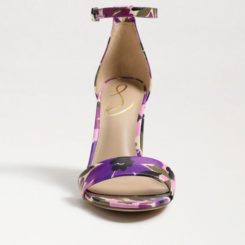 Sam Edelman Yaro Block Heel Sandal-Ultra Violet Leather