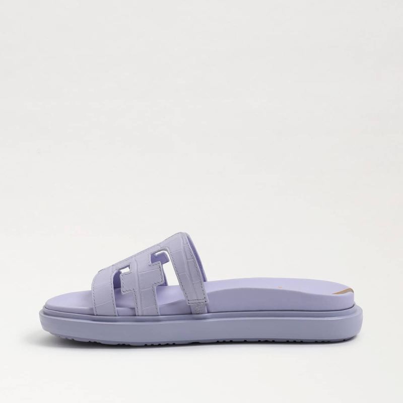 Sam Edelman Valeri Slide Sandal-Misty Lilac Croc