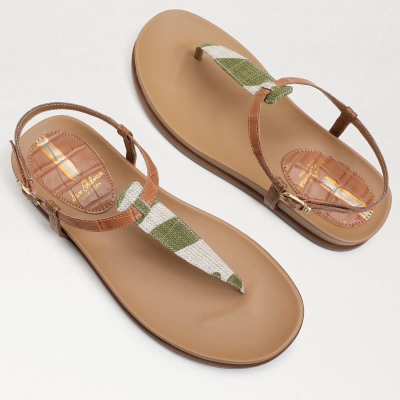 Sam Edelman Naomi Thong Sandal-Soft Fern Linen