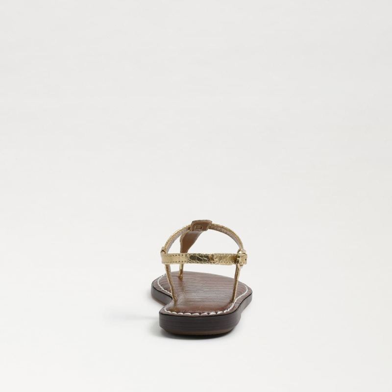 Sam Edelman Gigi Kids Thong Sandal-Gold Boa Metallic