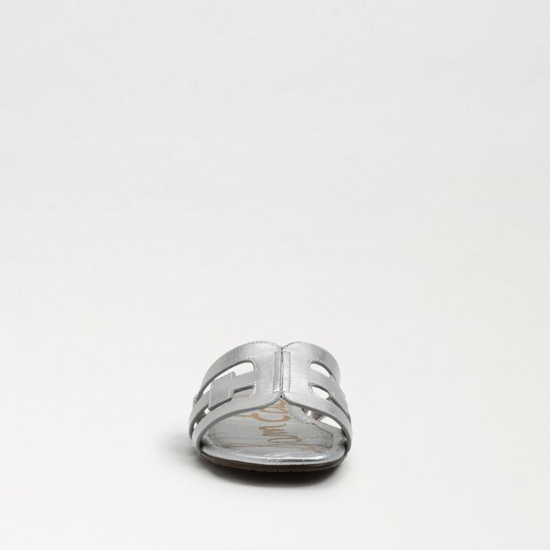 Sam Edelman Bay Slide Sandal-Soft Silver Leather