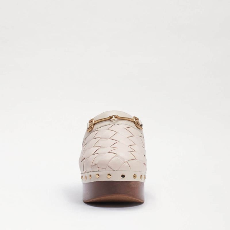 Sam Edelman Hallee Clog-Modern Ivory Leather