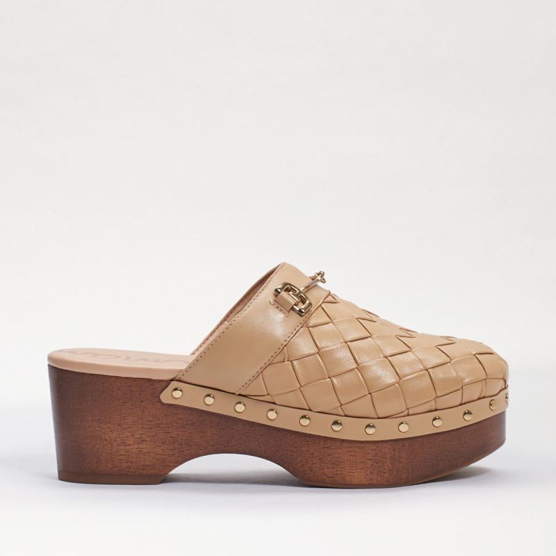 Sam Edelman Hallee Clog-Soft Sand Leather