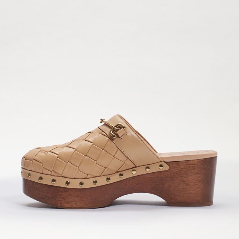 Sam Edelman Hallee Clog-Soft Sand Leather