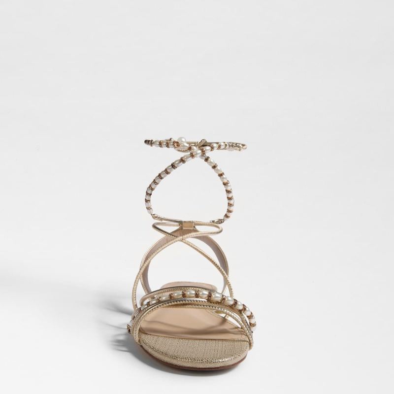 Sam Edelman Tatianna Sandal-Gold Leaf Leather