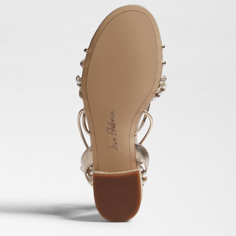 Sam Edelman Tatianna Sandal-Gold Leaf Leather