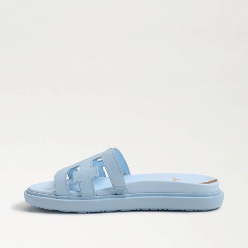 Sam Edelman Valeri Slide Sandal-Riviera Blue Leather