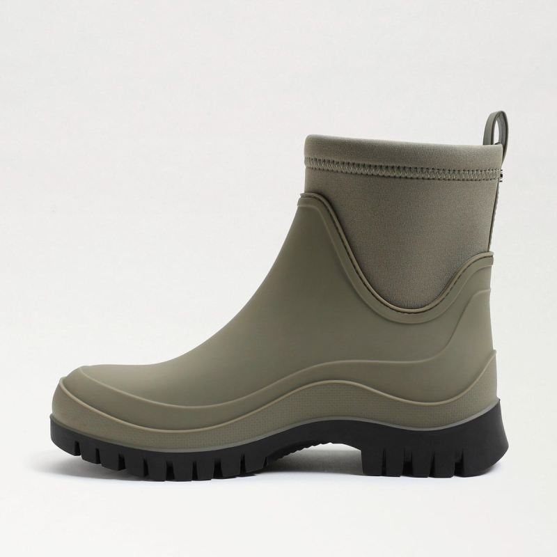 Sam Edelman Louisa Rubber Rain Boot-Fern Green/Black