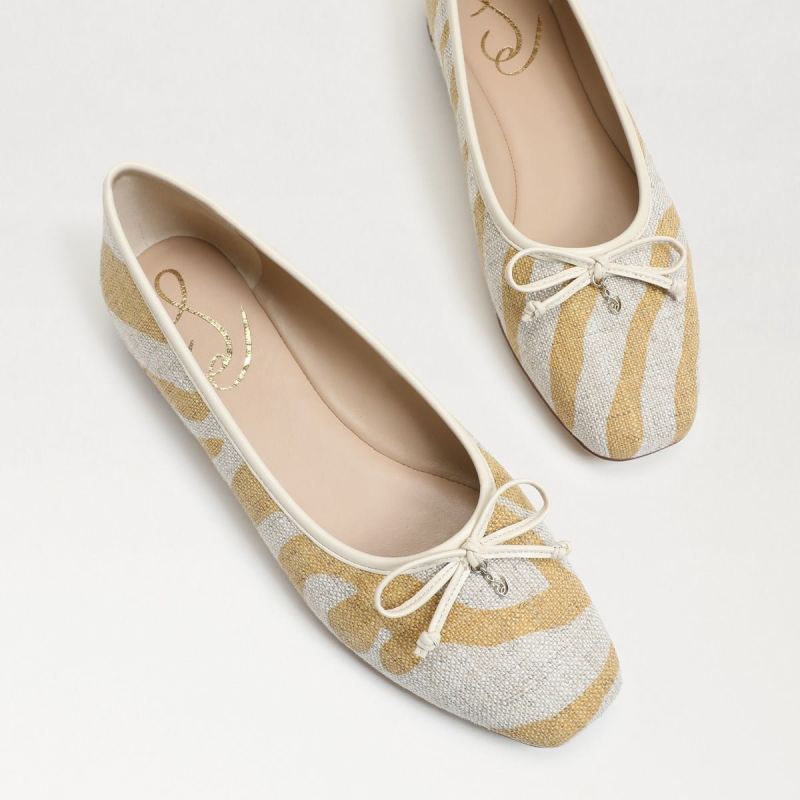 Sam Edelman Marisol Flat-Desert Sun Zebra Linen