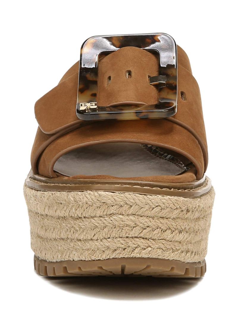 Sam Edelman Livi Espadrille Wedge Sandal-Luggage