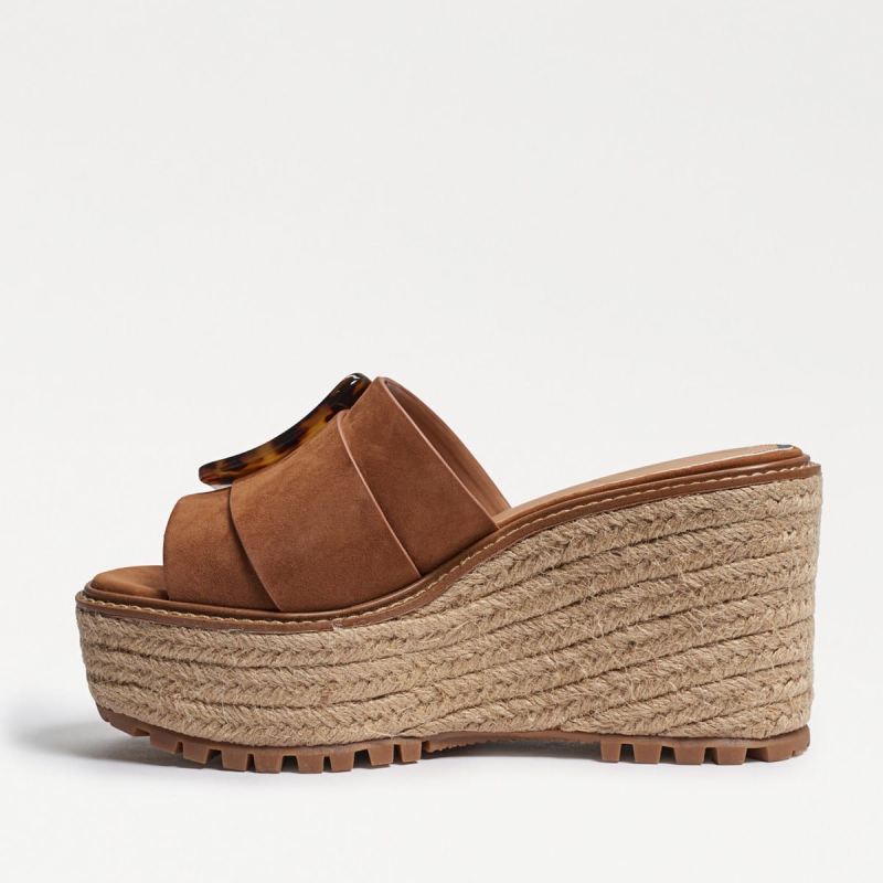 Sam Edelman Livi Espadrille Wedge Sandal-Luggage