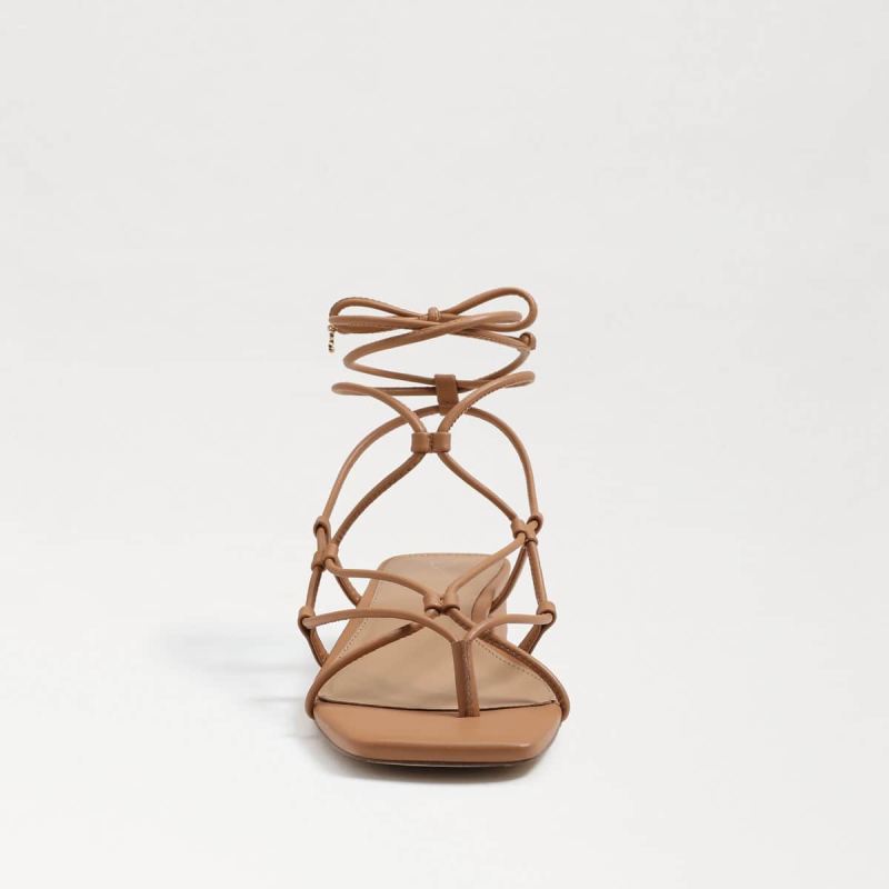 Sam Edelman Daffy Sandal-Light Cuoio Brown Leather