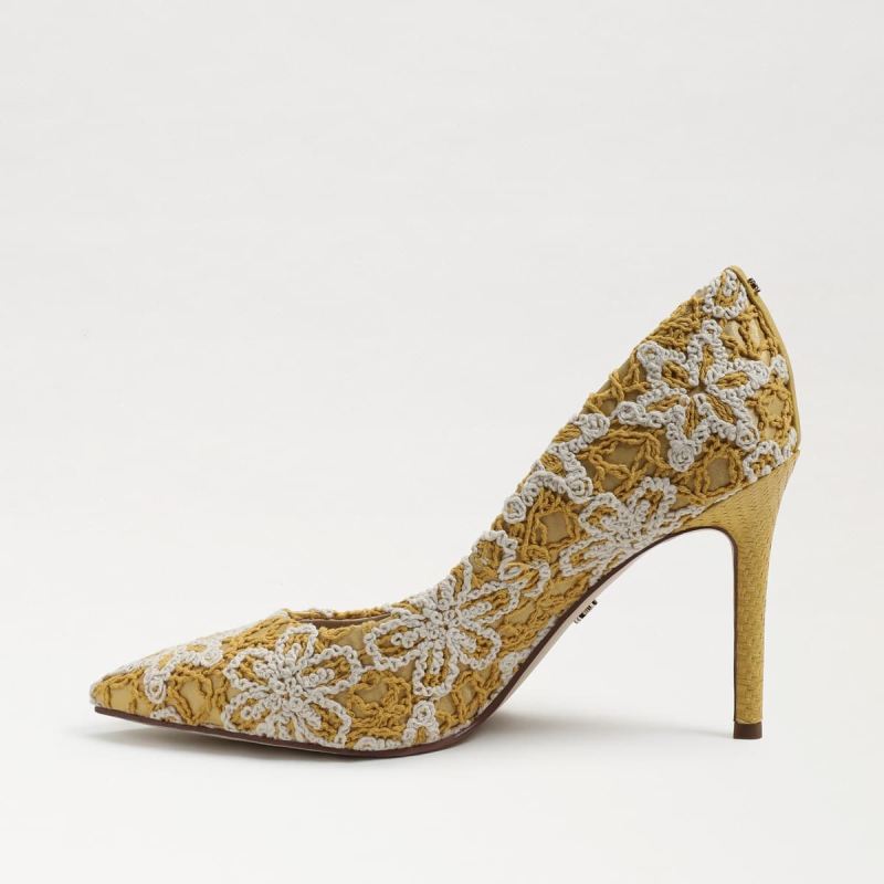 Sam Edelman Hazel Pointed Toe Heel-Desert Sun Floral