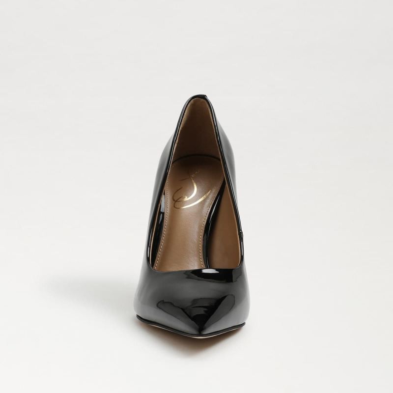 Sam Edelman Antonia Pointed Toe Pump-Black Patent