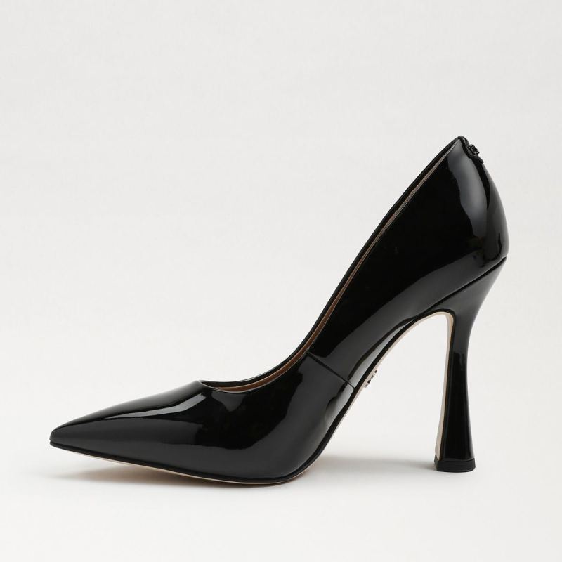 Sam Edelman Antonia Pointed Toe Pump-Black Patent