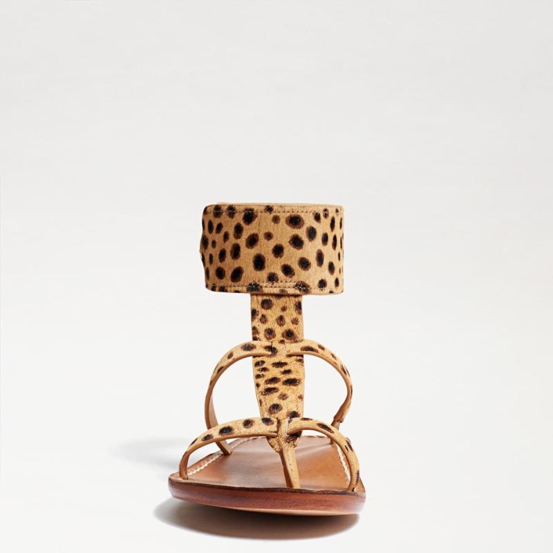 Sam Edelman Mollie Gladiator Sandal-Tan Multi Cheetah