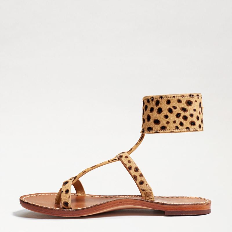 Sam Edelman Mollie Gladiator Sandal-Tan Multi Cheetah