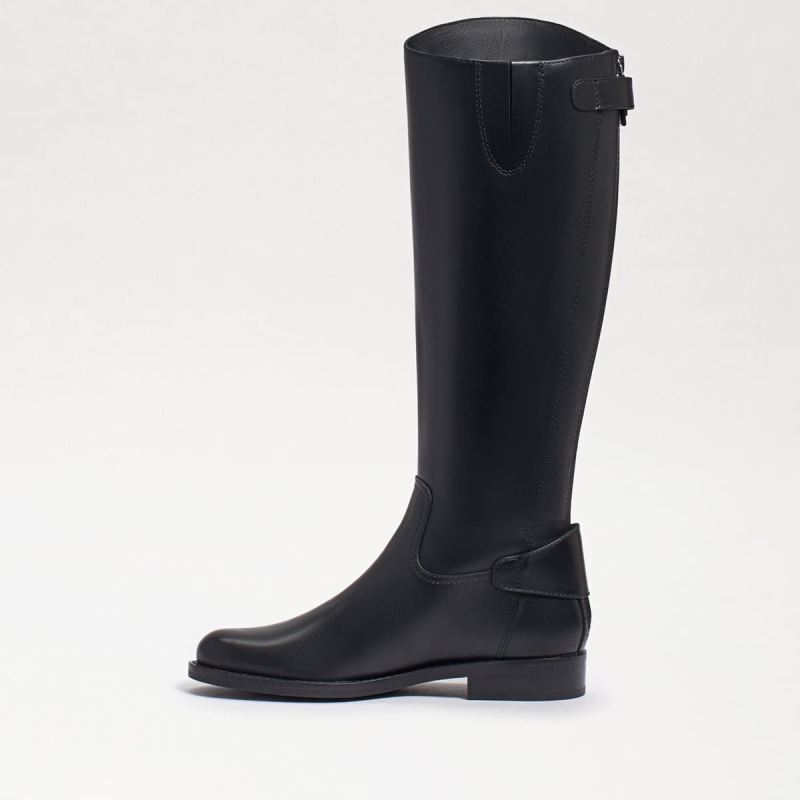 Sam Edelman Mikala Riding Boot-Black Leather