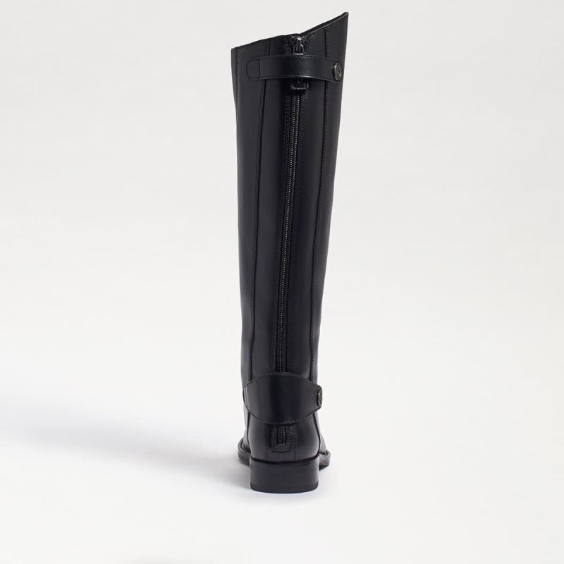 Sam Edelman Mikala Riding Boot-Black Leather