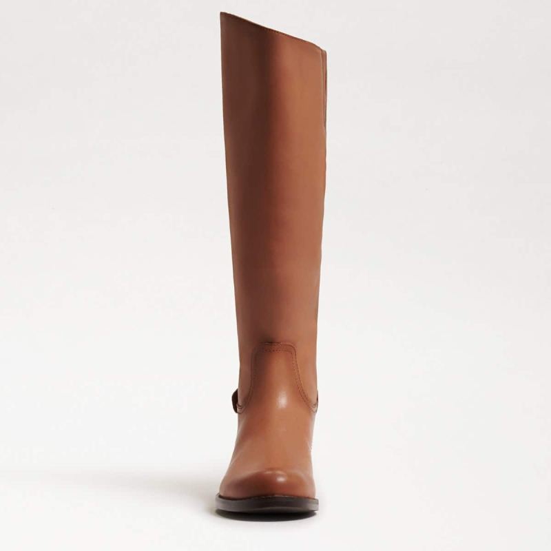 Sam Edelman Mikala Wide Calf Riding Boot-Whiskey Leather