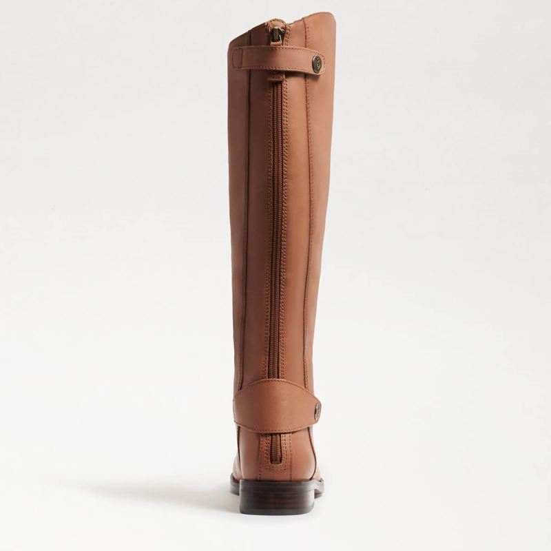 Sam Edelman Mikala Wide Calf Riding Boot-Whiskey Leather