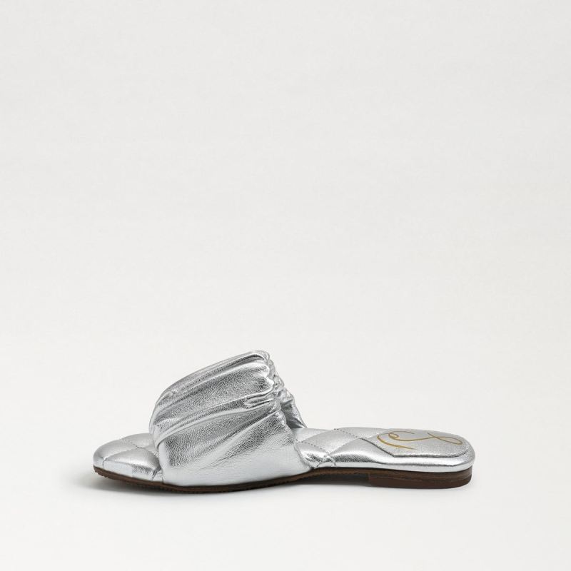 Sam Edelman Briar Kids Slide Sandal-Soft Silver Leather