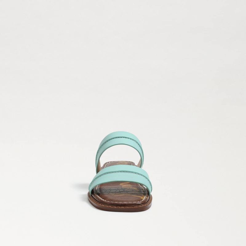 Sam Edelman Haydee Stitch Slide Sandal-Rio Blue Leather