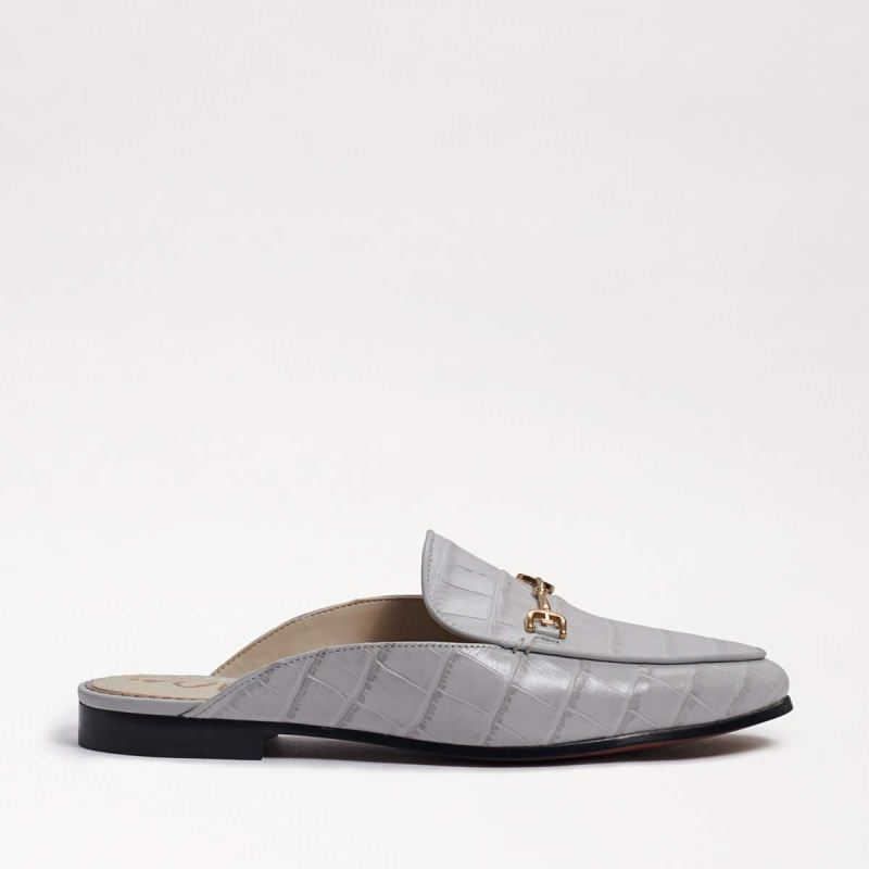 Sam Edelman Linnie Bit Mule-Pebble Grey Croc