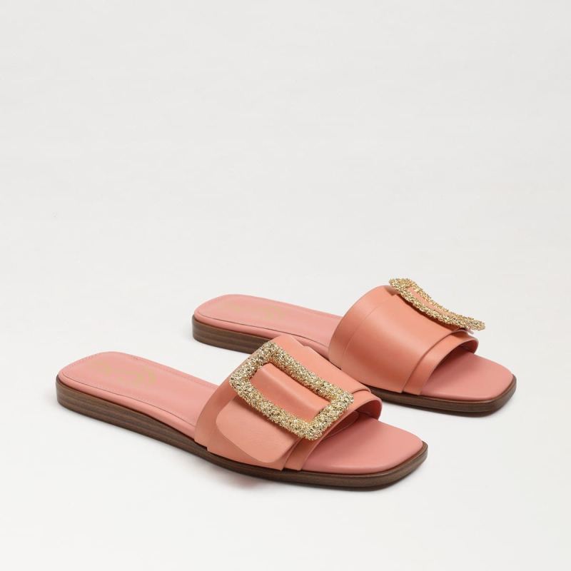 Sam Edelman Inez Slide Sandal-Canyon Clay Leather Sam Edelman Inez Slide Sandal-Canyon Clay Leather