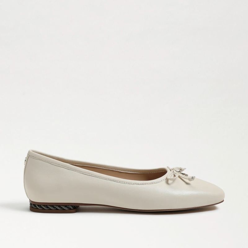 Sam Edelman Marisol Flat-Modern Ivory Leather