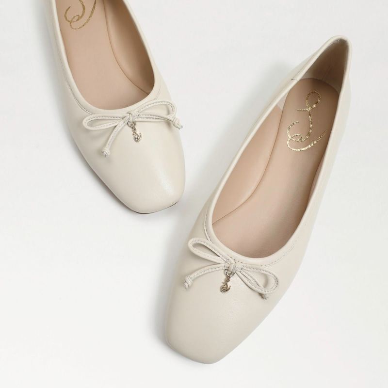 Sam Edelman Marisol Flat-Modern Ivory Leather