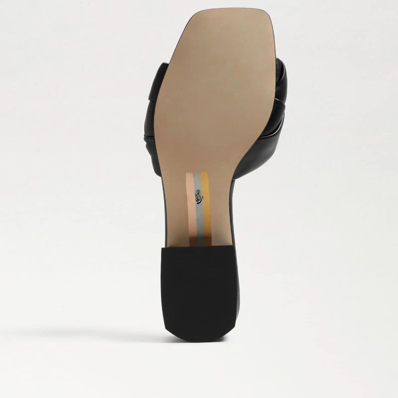 Sam Edelman Dawson Slide Sandal-Black Leather