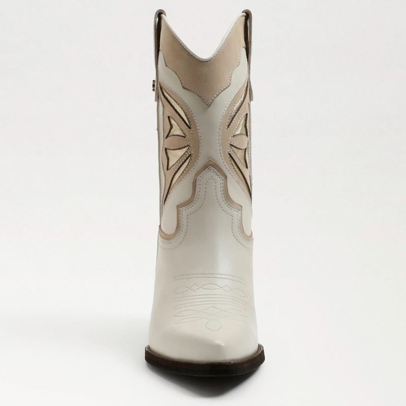 Sam Edelman Wynne Western Boot-Modern Ivory Leather