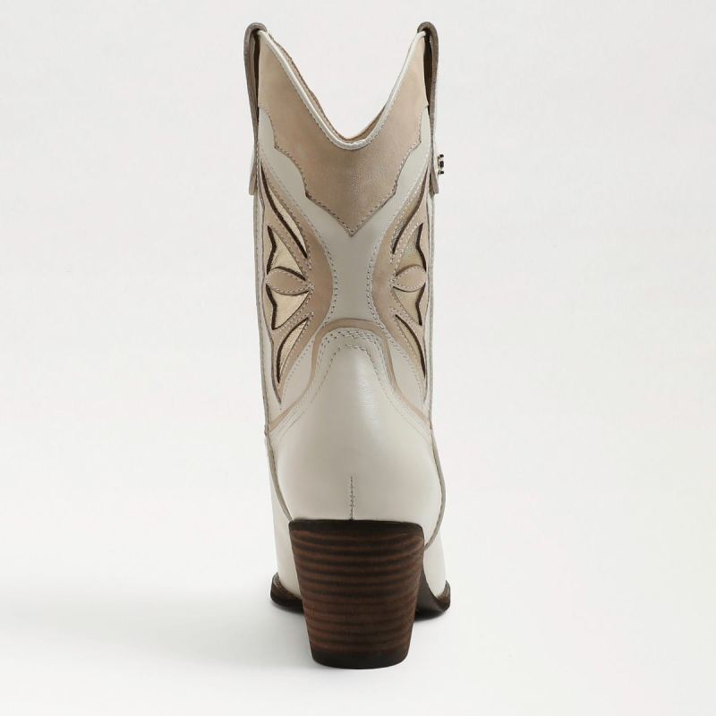 Sam Edelman Wynne Western Boot-Modern Ivory Leather
