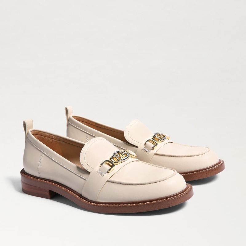 Sam Edelman Christy Loafer-Modern Ivory Leather - Click Image to Close