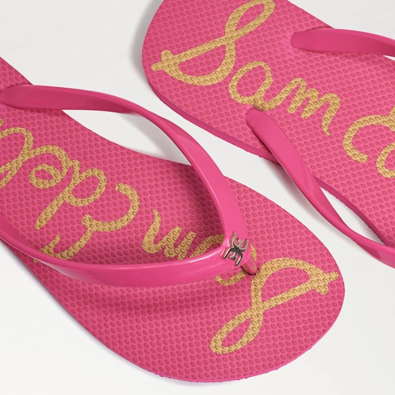 Sam Edelman Skye Flip Flop Sandal-Pink Peony