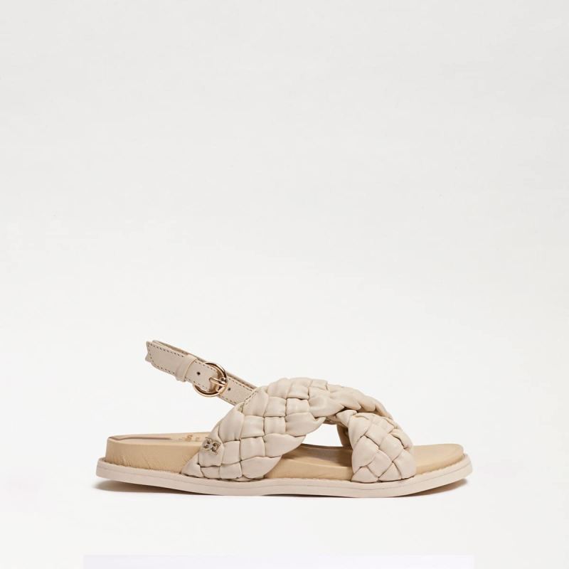 Sam Edelman Vita Kids Braided Sandal-Modern Ivory Leather