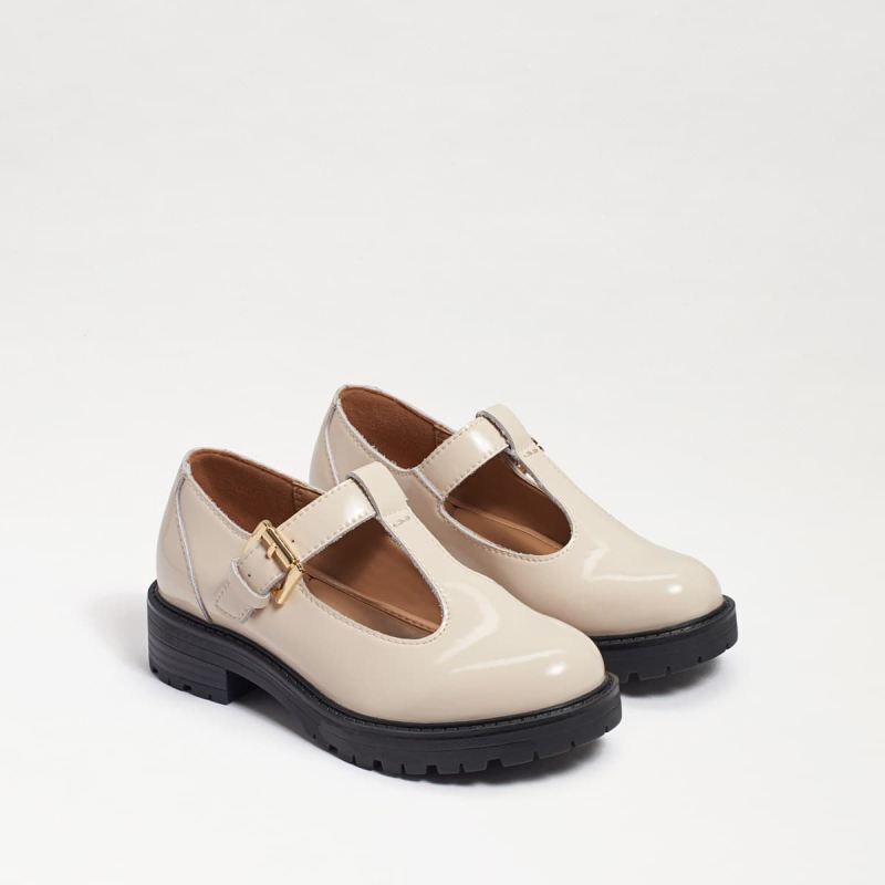 Sam Edelman Kids' Taelor Lug Sole Loafer-Modern Ivory Box Leathe