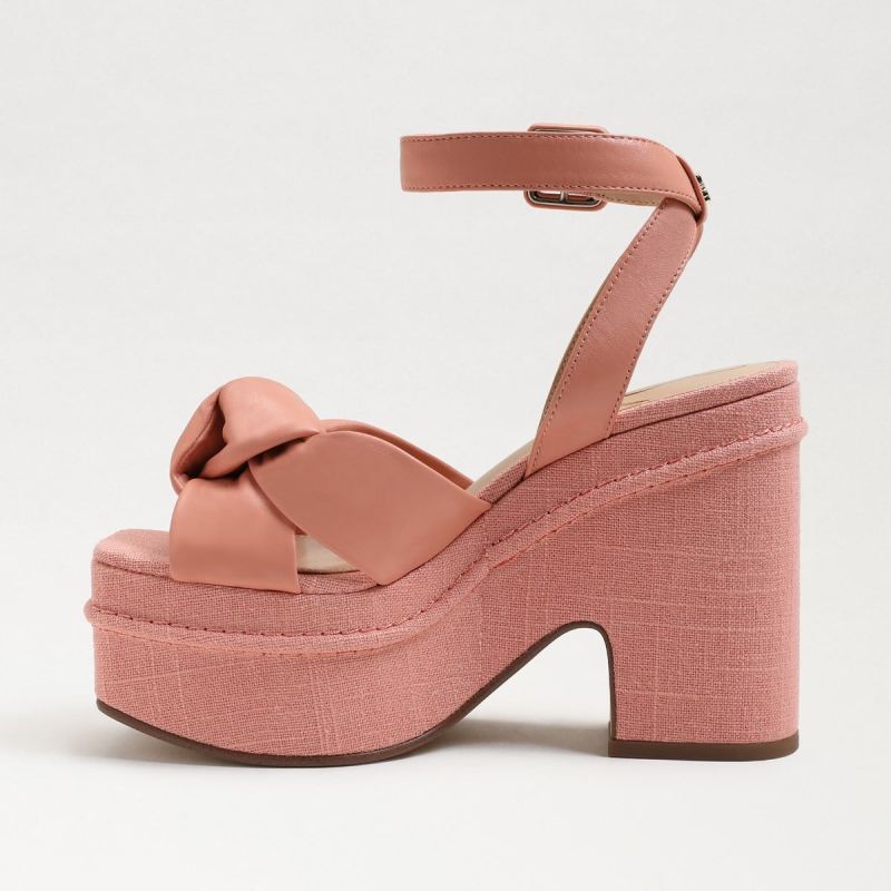 Sam Edelman Theresa Platform Block Heel-Canyon Clay