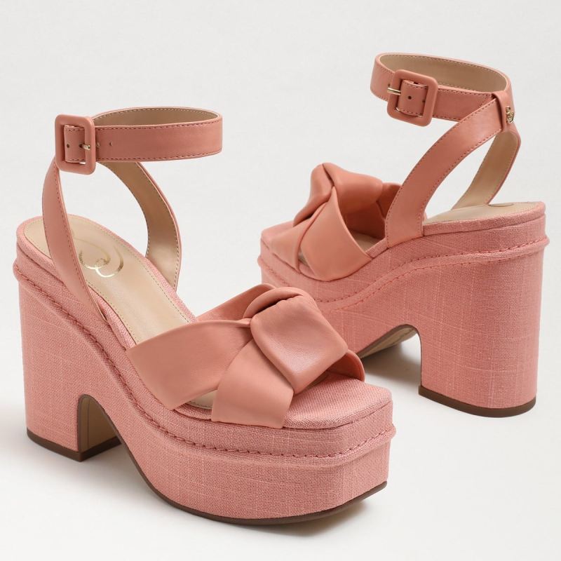 Sam Edelman Theresa Platform Block Heel-Canyon Clay