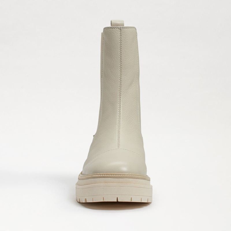 Sam Edelman Wellington Lug Sole Chelsea Boot-Modern Ivory Leathe