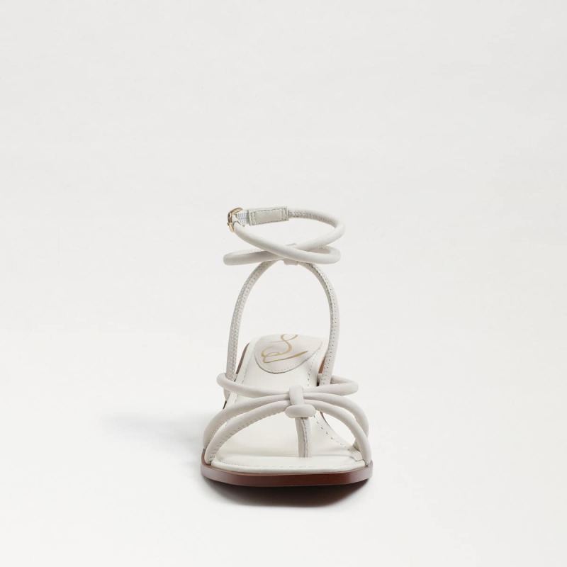 Sam Edelman Dia Strappy Kitten Heel-Panna Cotta Leather