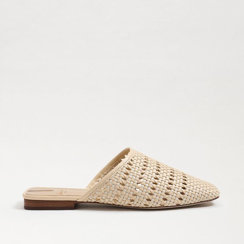 Sam Edelman Leona Mule-Eggshell/Ivory Woven