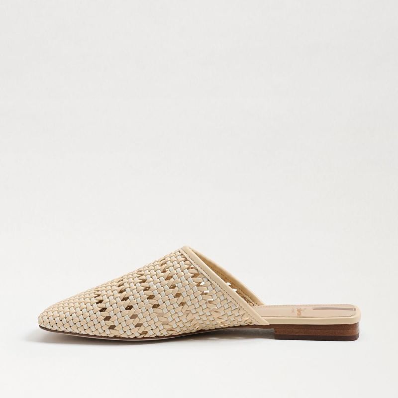 Sam Edelman Leona Mule-Eggshell/Ivory Woven