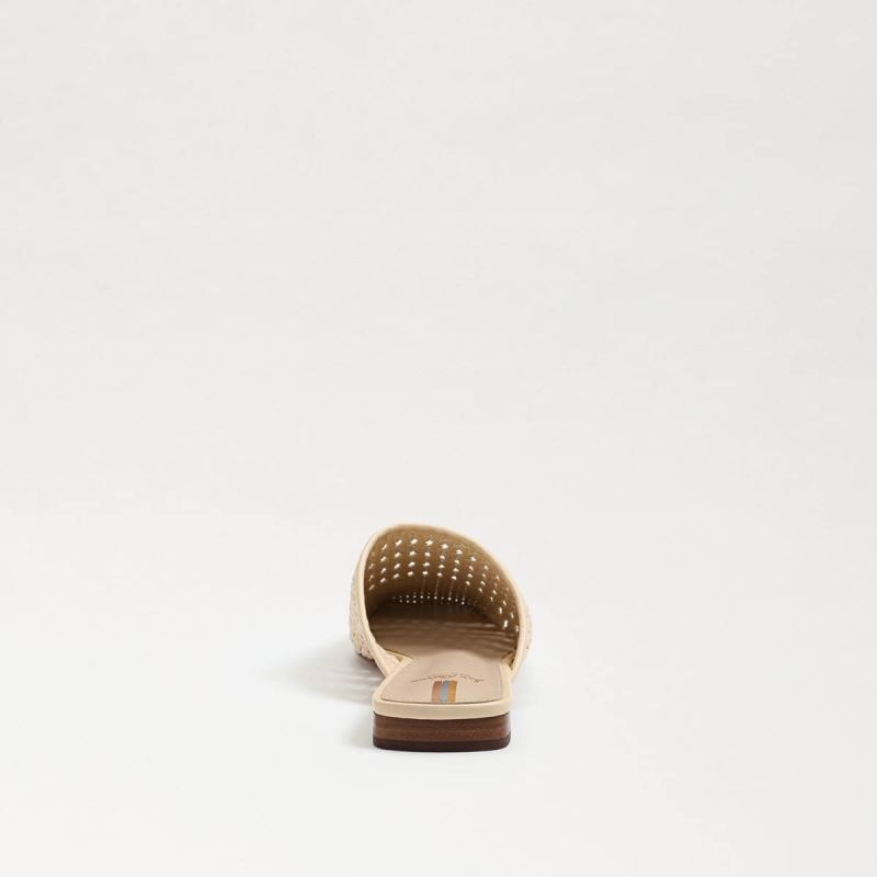 Sam Edelman Leona Mule-Eggshell/Ivory Woven